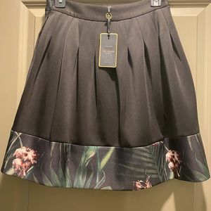 Ted Baker Palm Flora Panel Skirt